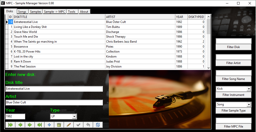 MPC Sample Manager